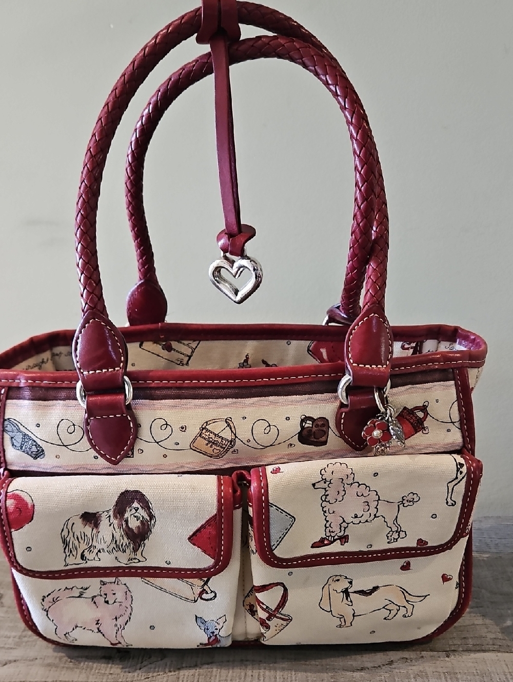 Brighton Francis Dog Print Tote